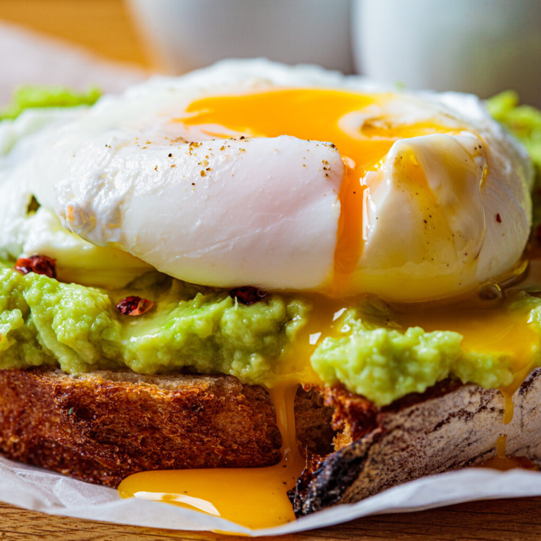 Avocado Toast With Poached Egg