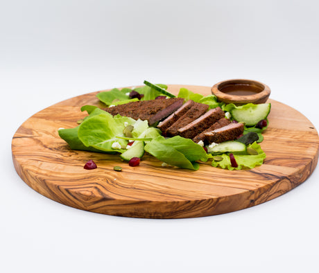 Baklouti Seared Steak Salad with an Apricot Vinaigrette