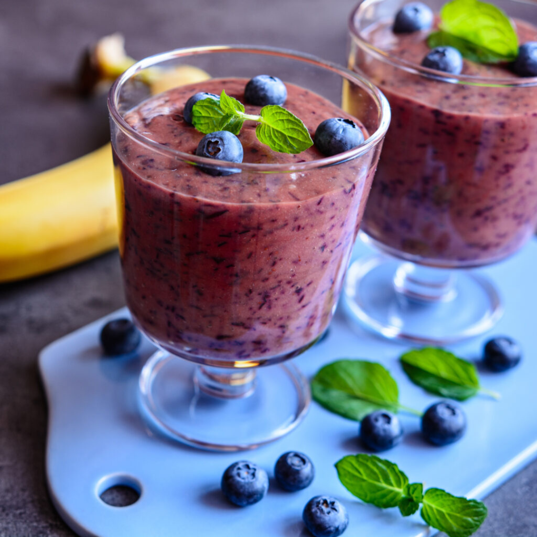 Blueberry and Banana Smoothie