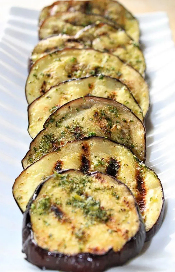 Neapolitan Herb Balsamic Marinated & Grilled Eggplant