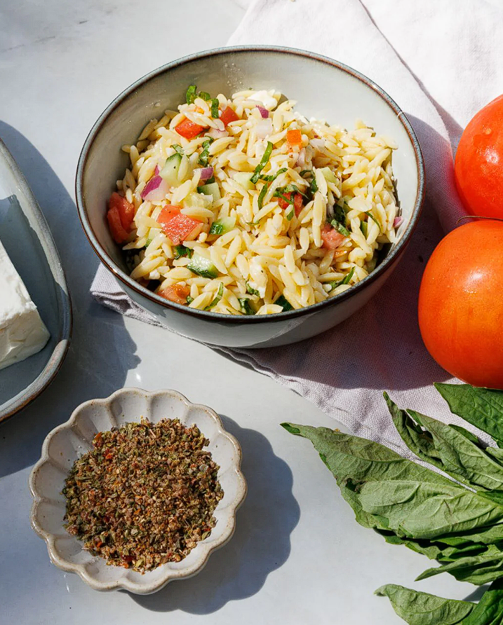 Zesty Lemon Orzo Salad