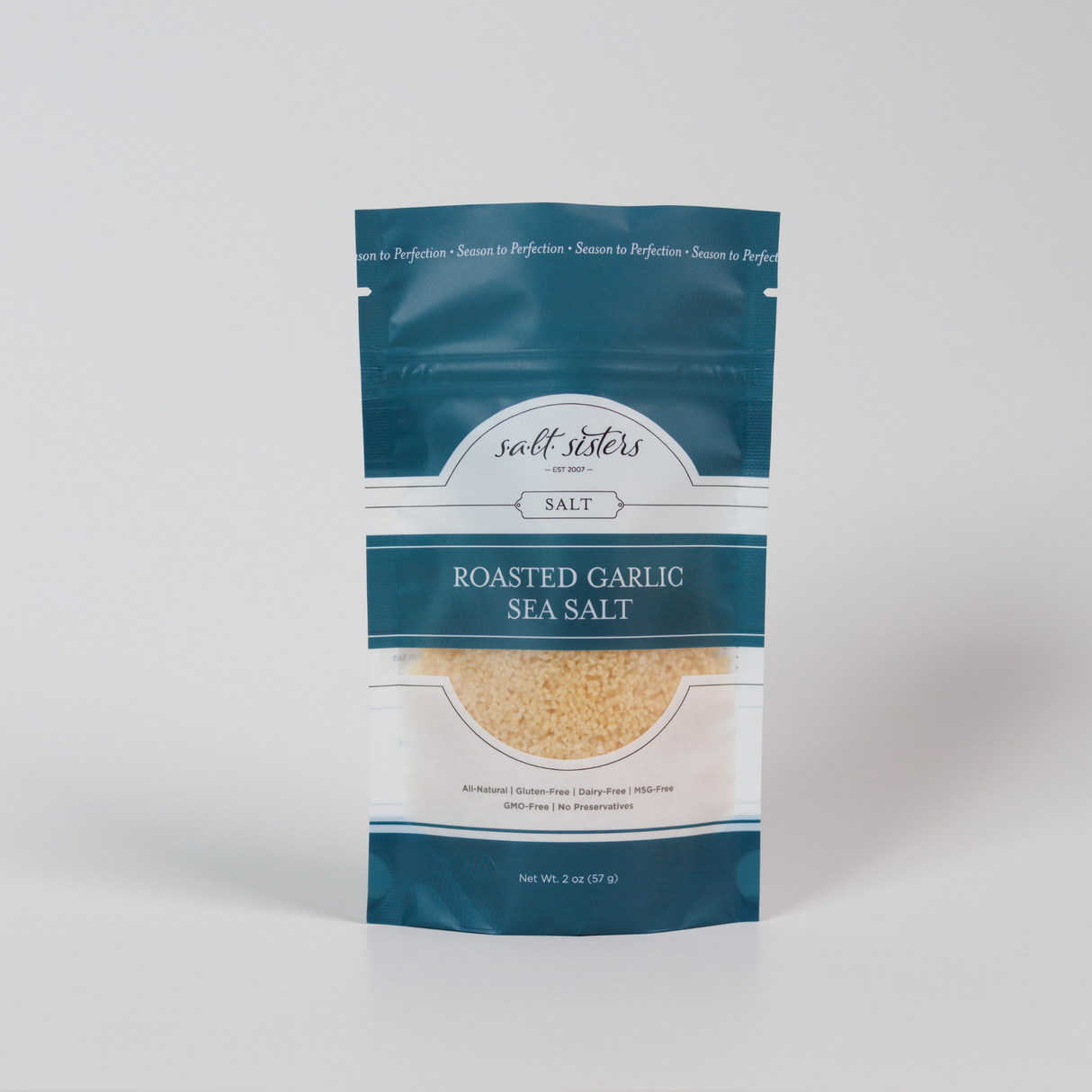 ROASTED GARLIC SEA SALT - SS : 2 OZ